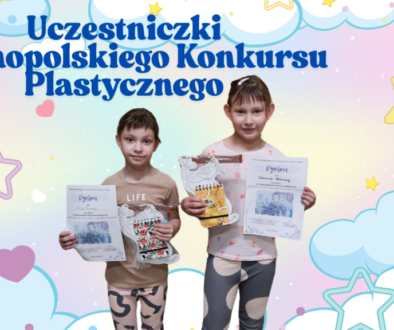 Uczestniczki ogólnopolskiego konkursu plastycznego “Zaczarowany