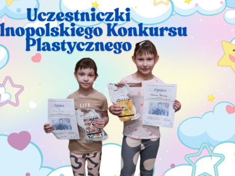 Uczestniczki ogólnopolskiego konkursu plastycznego “Zaczarowany