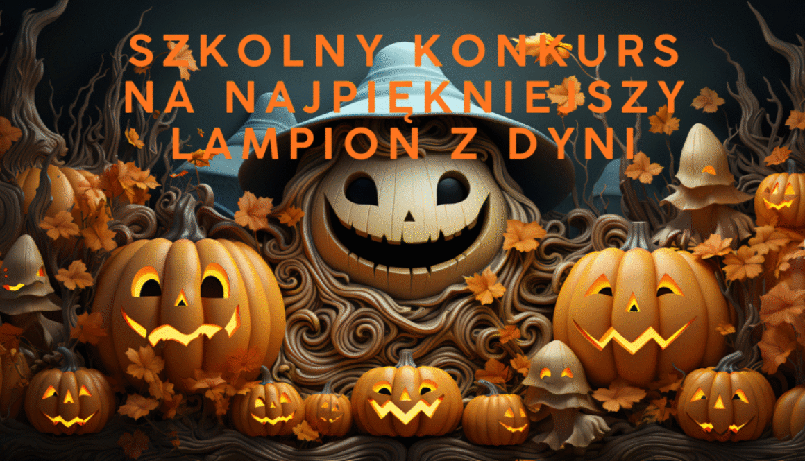 SZKOLNY KONKURS NA NAJPIĘKNIEJSZY LAMPION Z DYNI